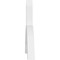 Ekena Millwork Archdale Architectural Grade PVC Gable Bracket, 36"W x 18"H x 2"D x 4"F, 12/12 Pitch GBP036X18X0204ARC00 - alternate 4